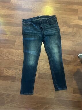Black Stretch Legging Mid Rise Jeans - 16S